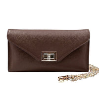 Teodora Italian Leather Evening Clutch Bag