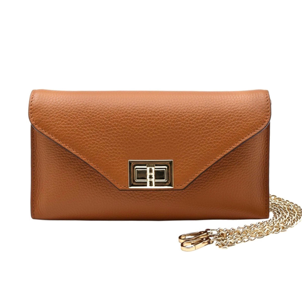 Teodora Italian Leather Evening Clutch Bag