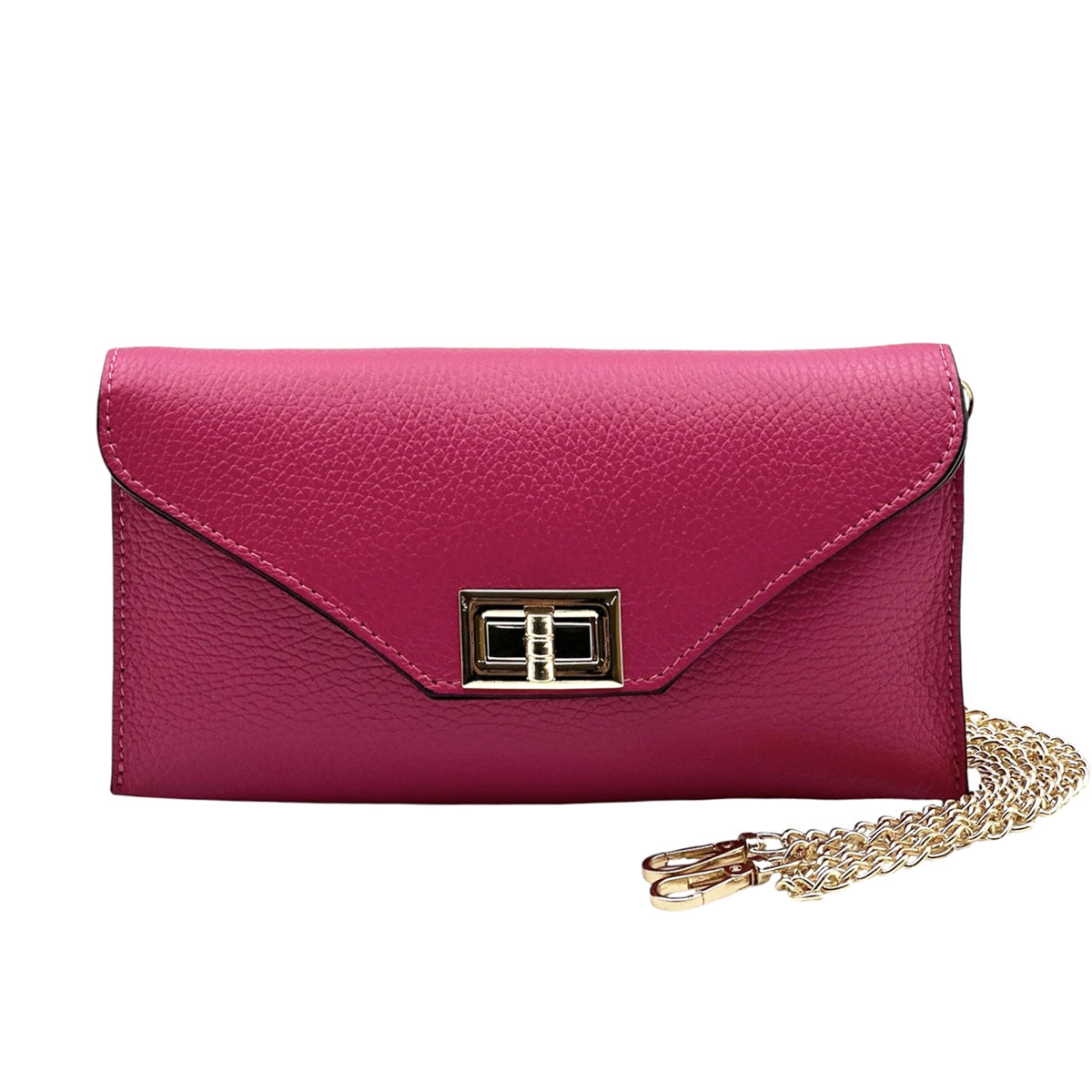 Teodora Italian Leather Evening Clutch Bag