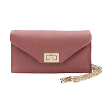 Teodora Italian Leather Evening Clutch Bag