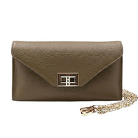Teodora Italian Leather Evening Clutch Bag