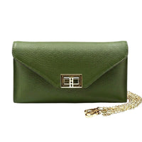 Teodora Italian Leather Evening Clutch Bag