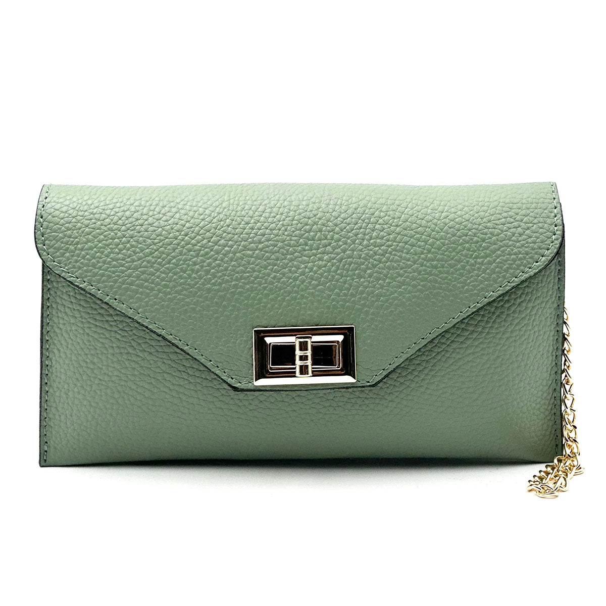 Teodora Italian Leather Evening Clutch Bag