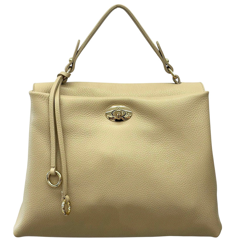 Elowen Italian Leather Top Handle Handbag