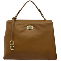Elowen Italian Leather Top Handle Handbag