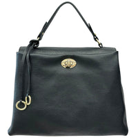 Elowen Italian Leather Top Handle Handbag