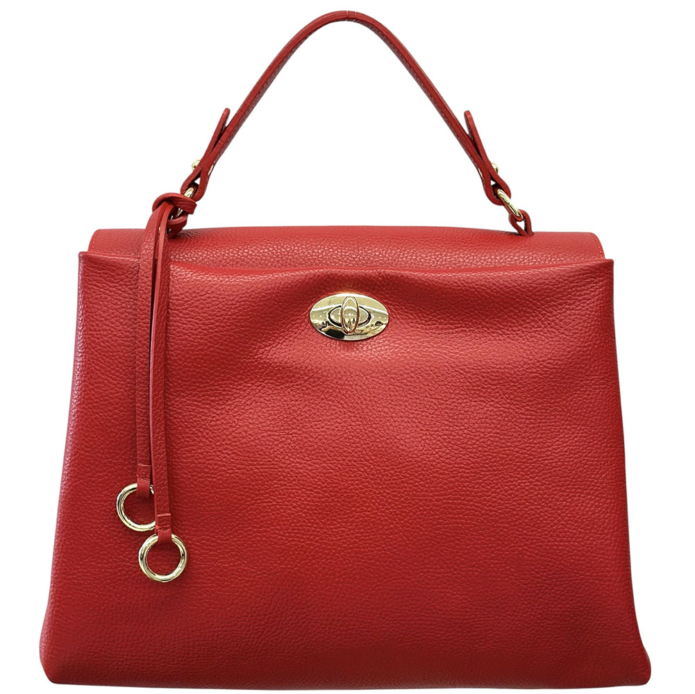 Elowen Italian Leather Top Handle Handbag