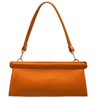 Eliora Italian Cow Leather Convertible Baguette Bag