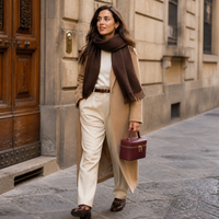 Marzia Structured Italian Leather Vanity & Crossbody Bag