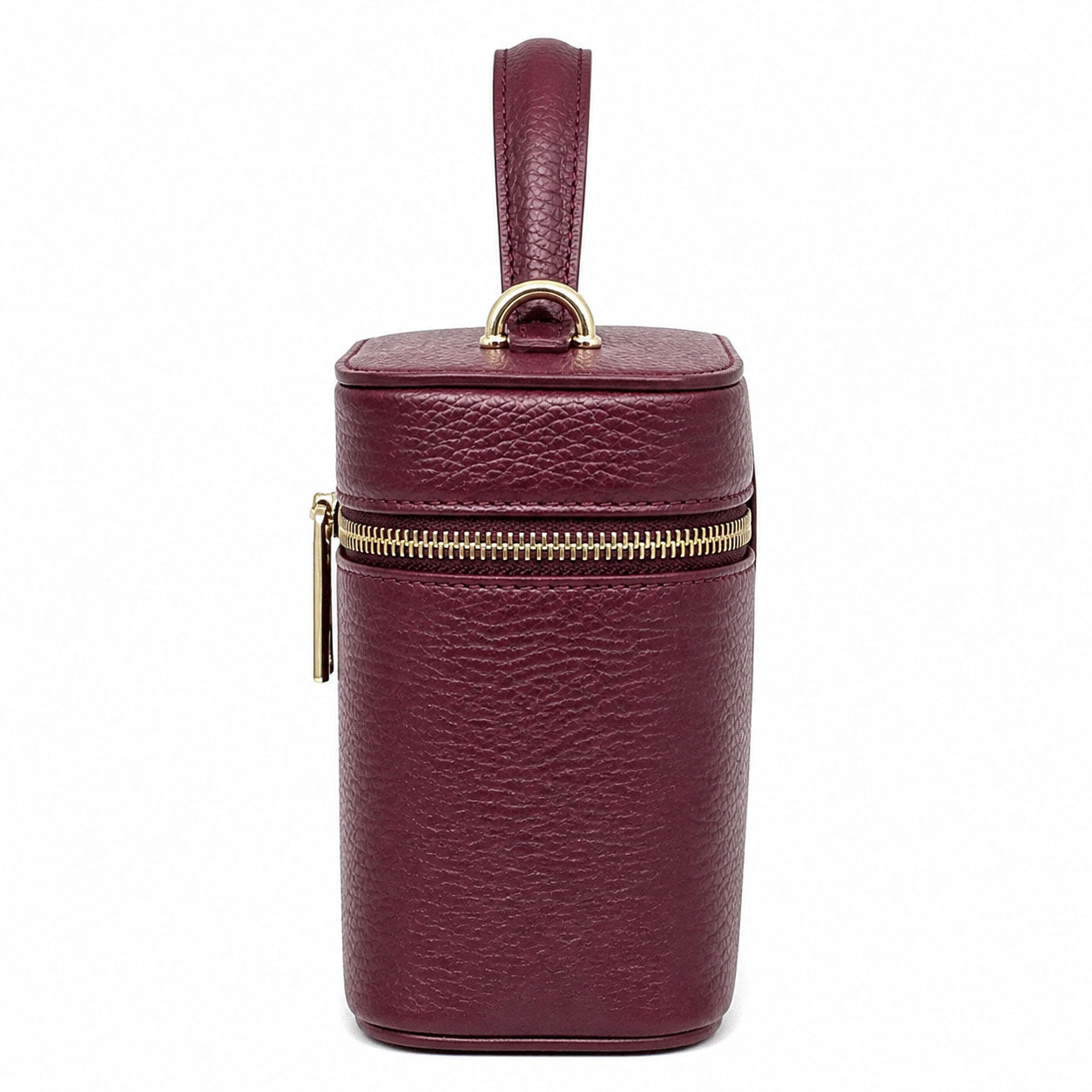 Marzia Structured Italian Leather Vanity & Crossbody Bag