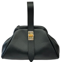 Lavinia Italian Leather Frame Shoulder Bag