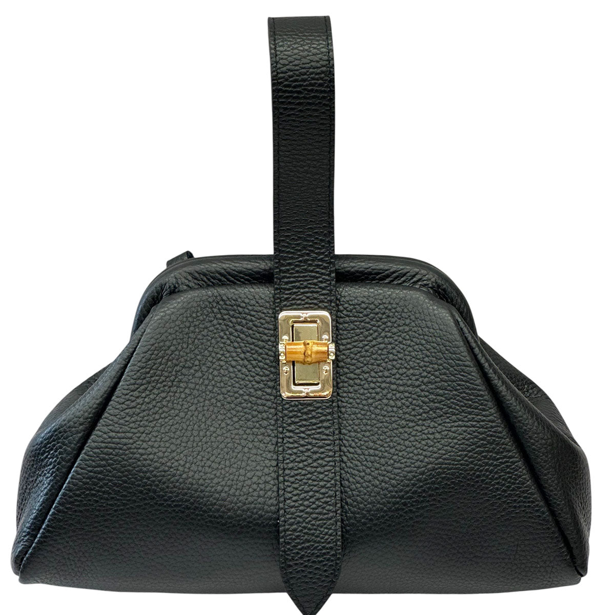 Lavinia Italian Leather Frame Shoulder Bag