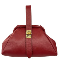 Lavinia Italian Leather Frame Shoulder Bag