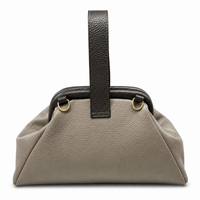 Lavinia Italian Leather Frame Shoulder Bag