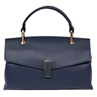 Casimira Italian Leather Envelope Top Handle Bag
