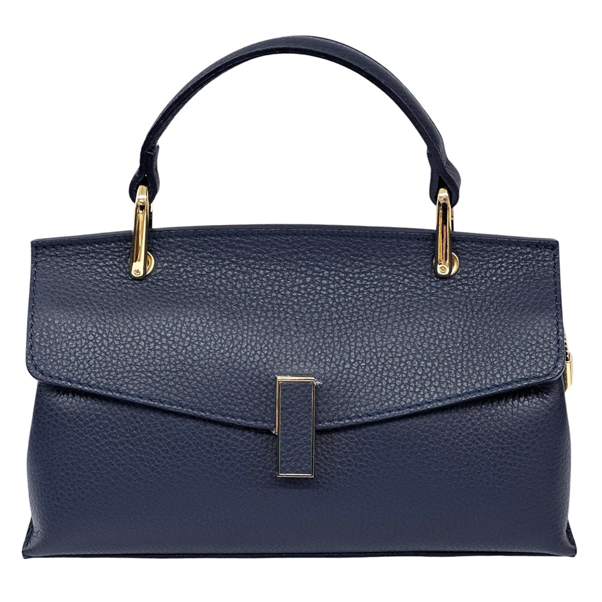 Casimira Italian Leather Envelope Top Handle Bag