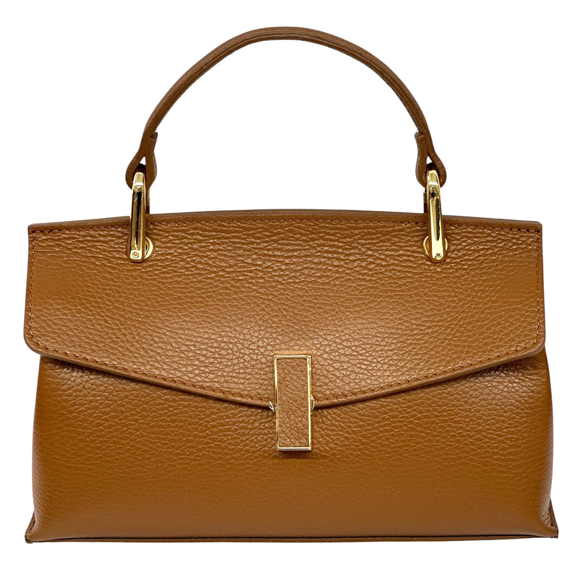 Casimira Italian Leather Envelope Top Handle Bag