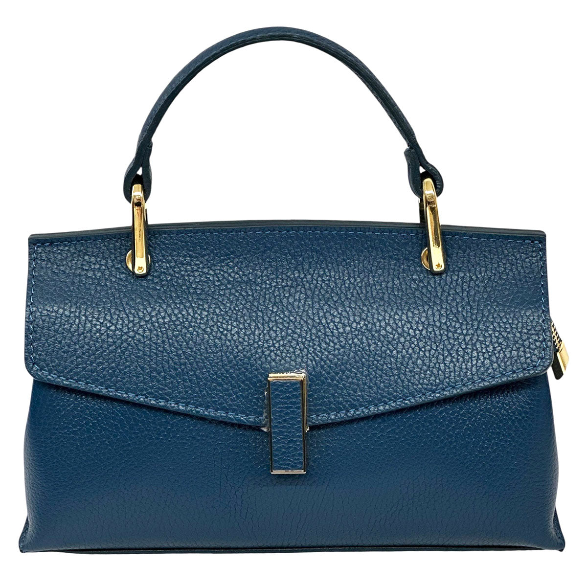 Casimira Italian Leather Envelope Top Handle Bag