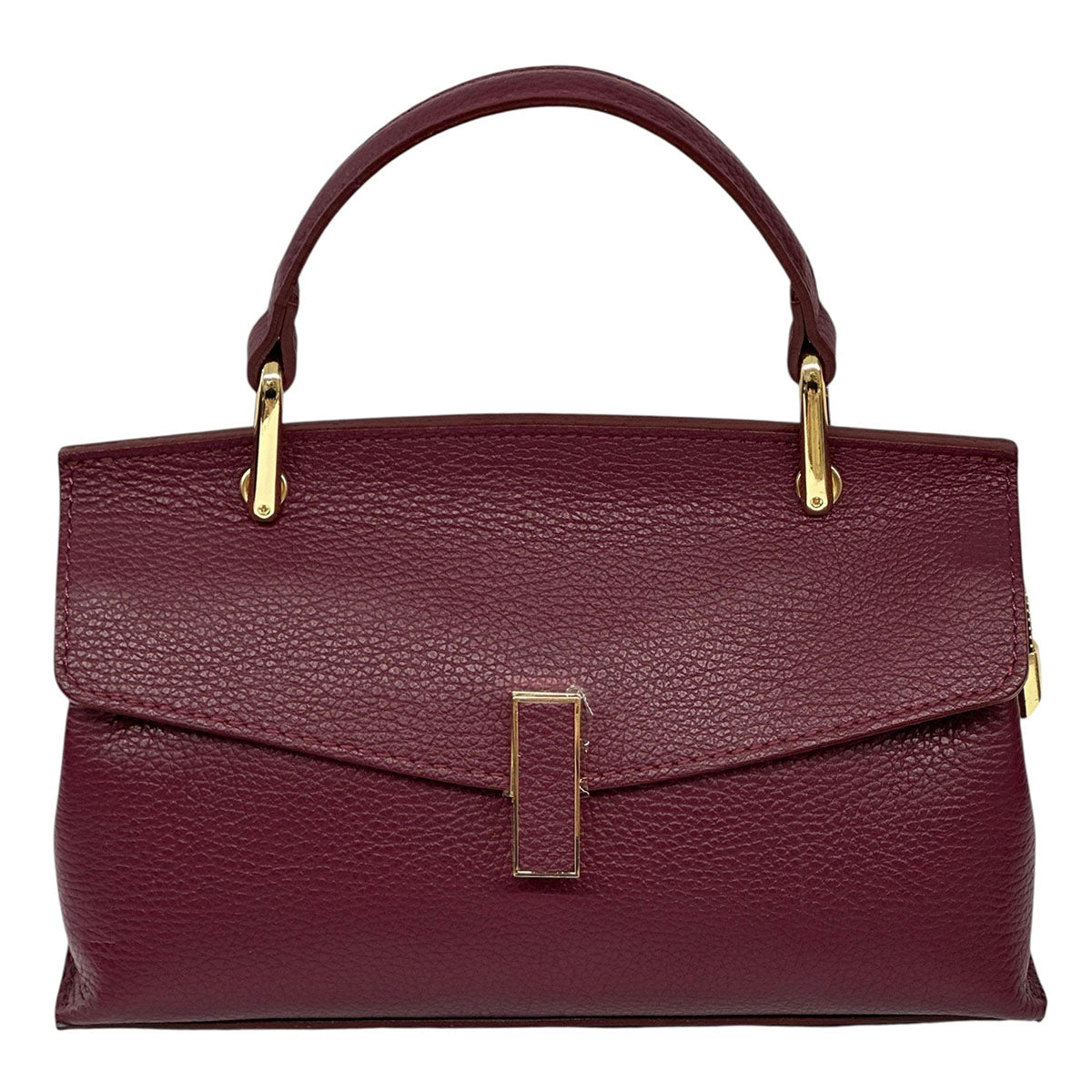 Casimira Italian Leather Envelope Top Handle Bag