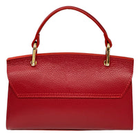 Casimira Italian Leather Envelope Top Handle Bag