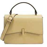 Flaminia Structured Italian Cow Leather Handbag