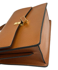Flaminia Structured Italian Cow Leather Handbag