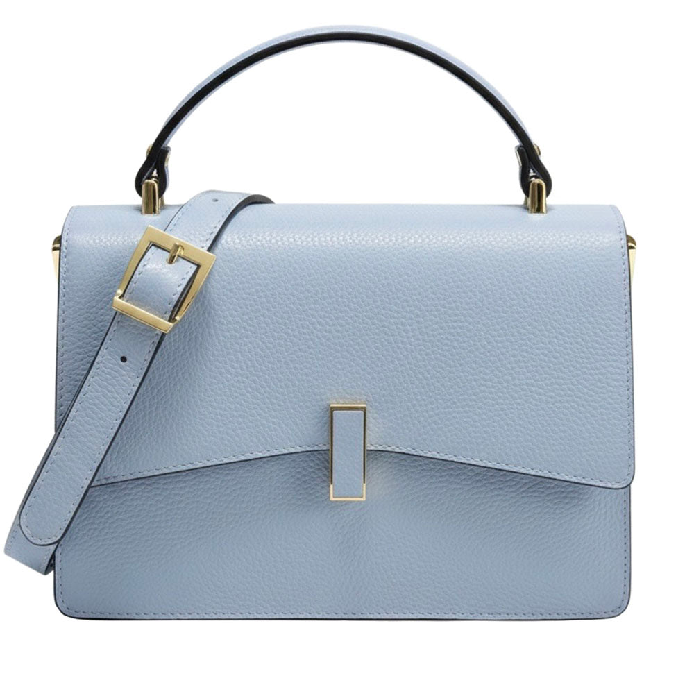 Flaminia Structured Italian Cow Leather Handbag