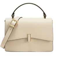 Flaminia Structured Italian Cow Leather Handbag