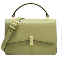 Flaminia Structured Italian Cow Leather Handbag