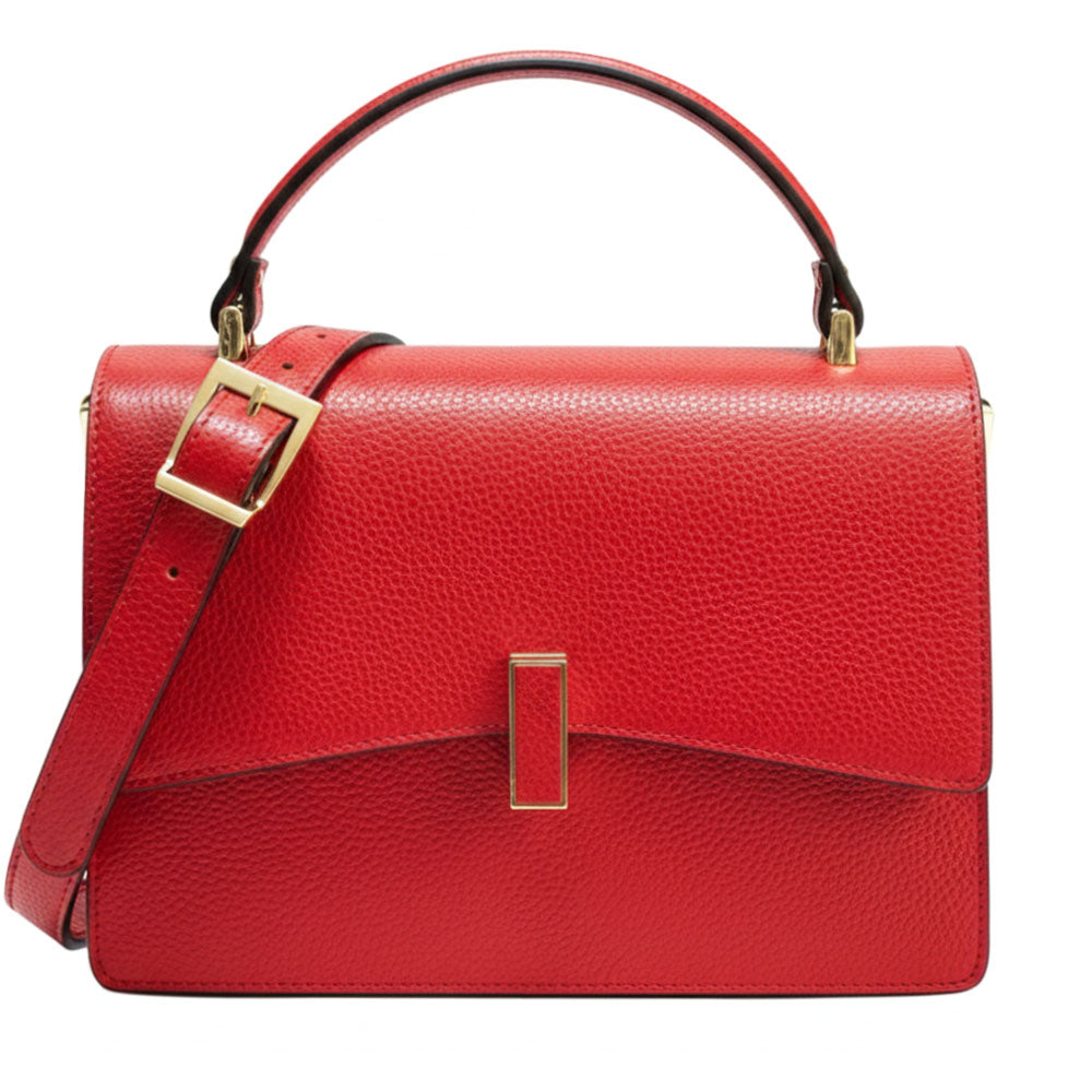 Flaminia Structured Italian Cow Leather Handbag