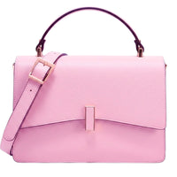 Flaminia Structured Italian Cow Leather Handbag