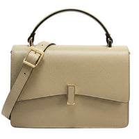 Flaminia Structured Italian Cow Leather Handbag