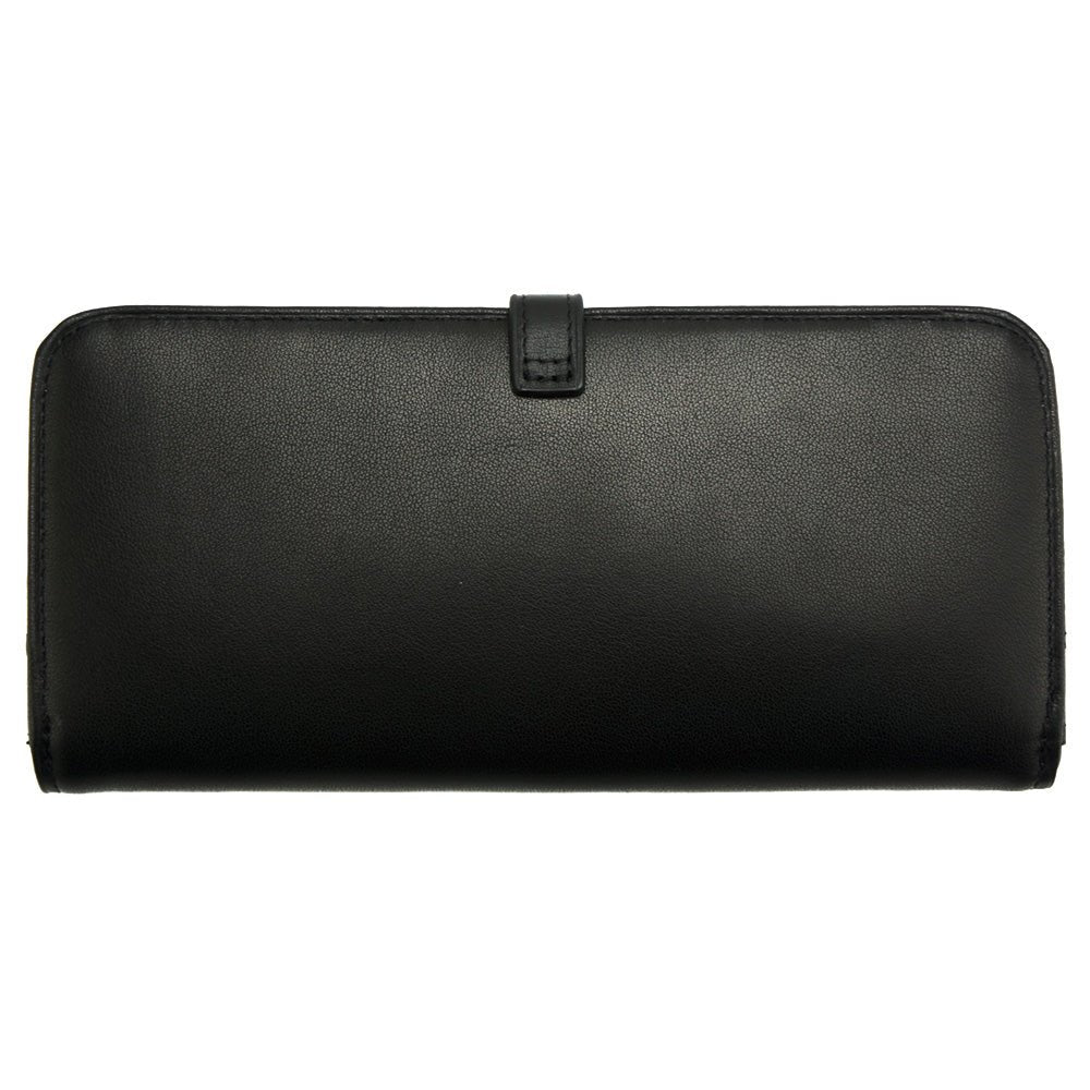 Womens coin case in black