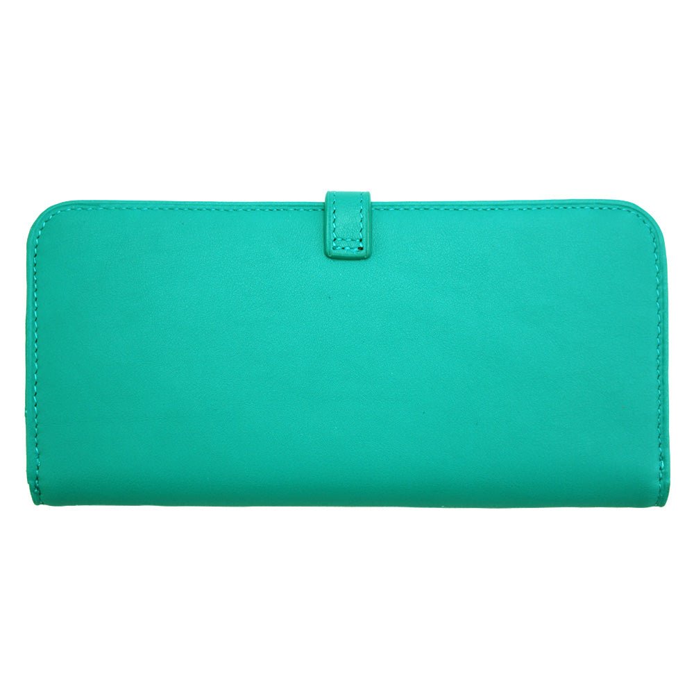 Womens coin case in Turquoise