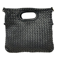 Calista Convertible Woven Italian Leather Bag