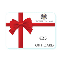 Leather Italiano Gift Card for 25 Euros