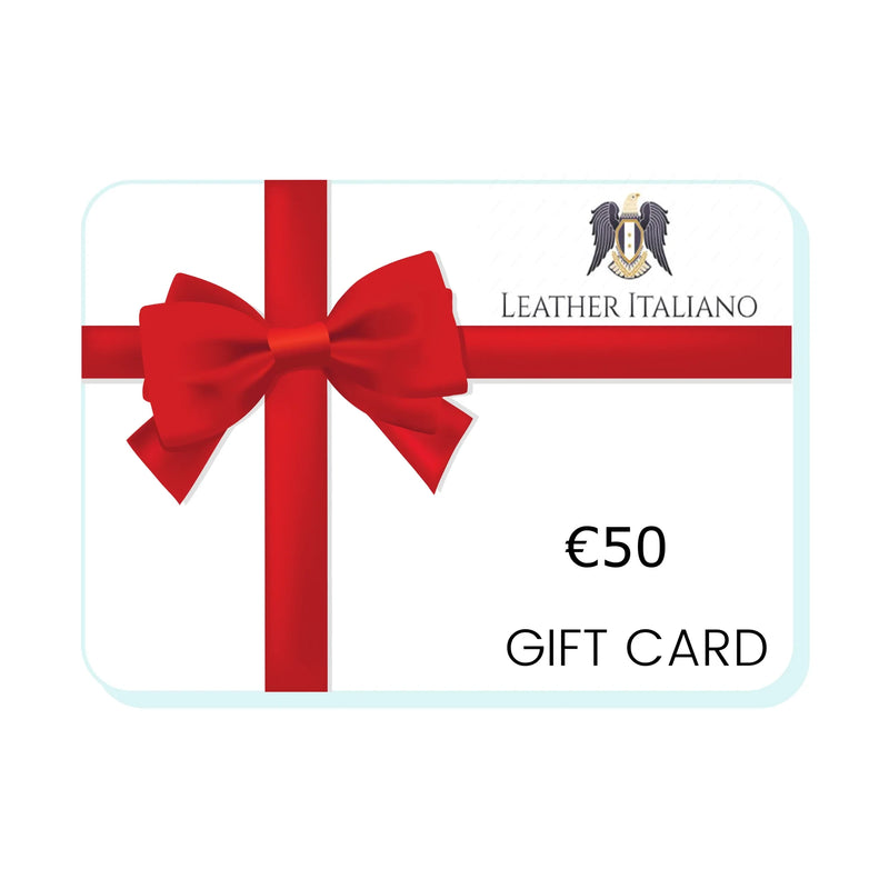 Leather Italiano Gift Card for 50 Euros