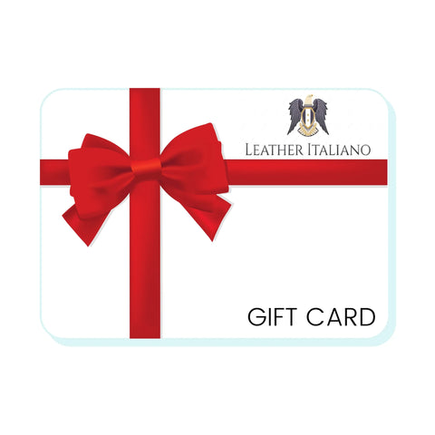 Leather Italiano Gift Card - Perfect Gift Leather Italiano Gift Card - Perfect Gift