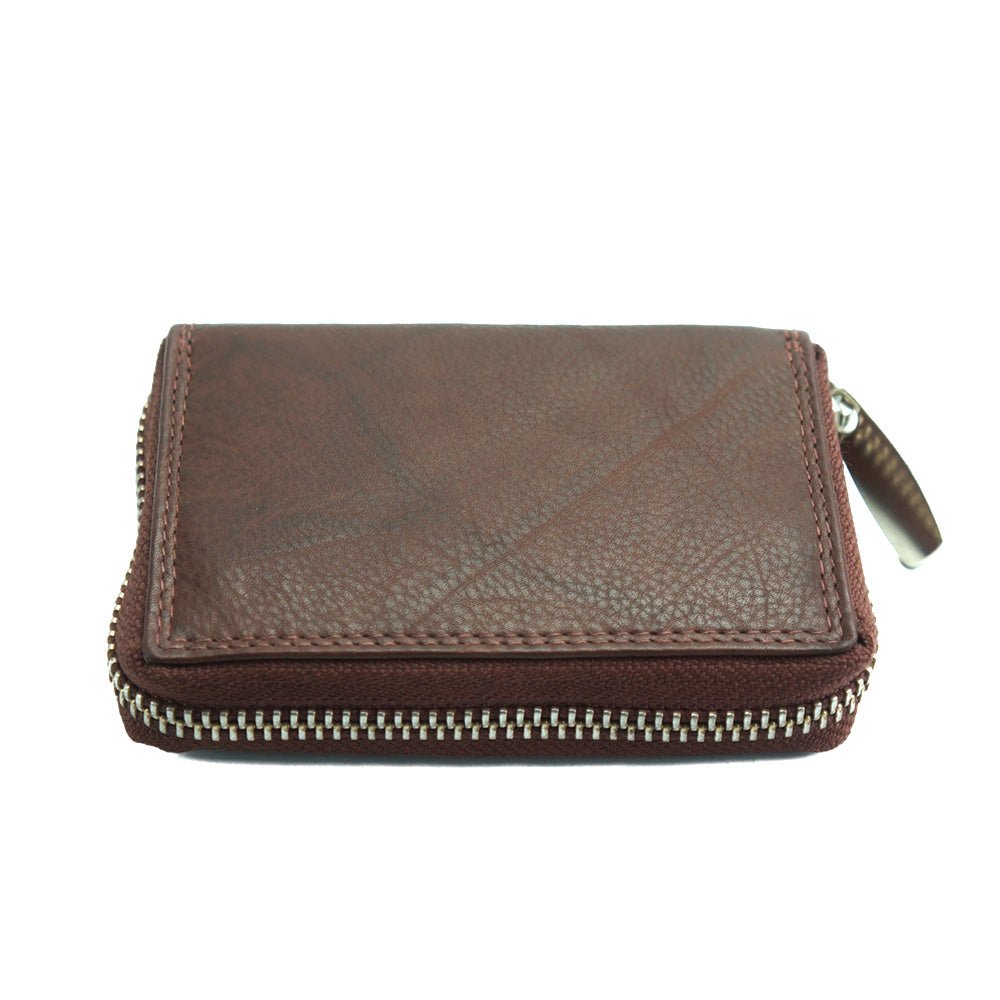 Zippy S Coin Purse: Compact Luxury - Leather Italiano