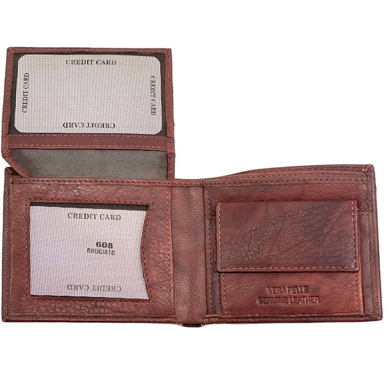 Aaron Leather Wallet: Timeless Elegance and Function - Leather Italiano