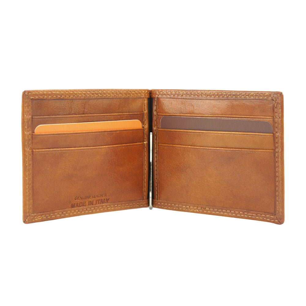 Genuine calfskin Leather wallet Gianni V-5