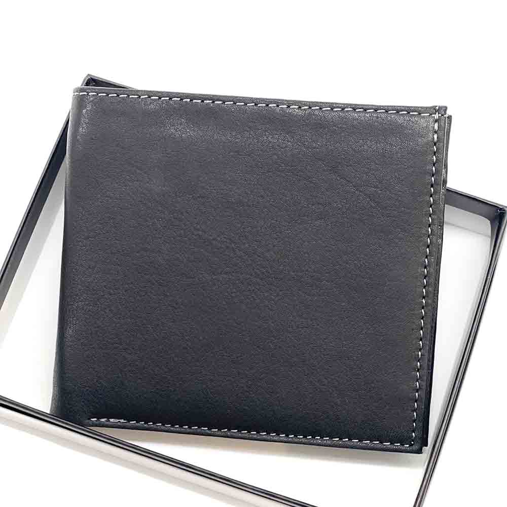 Valerio Leather Wallet in black