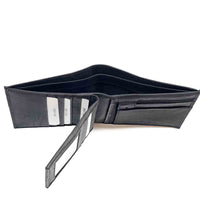 Valerio Leather Wallet in black - alternative interior view