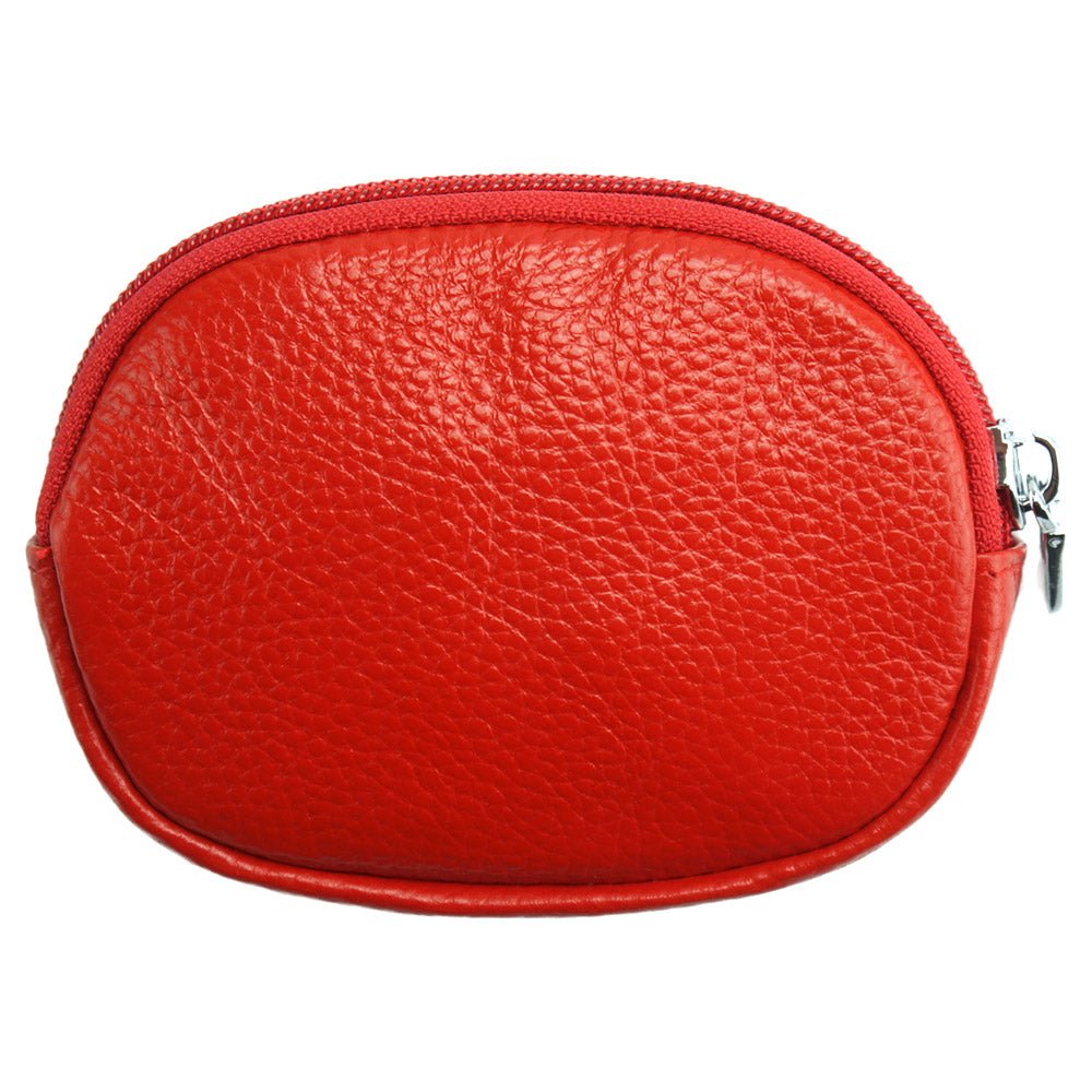 Soft leather coin purse with zip-11