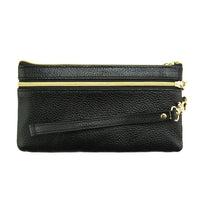 black leather wallet