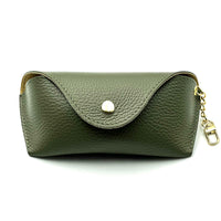 Lisetta Clip-On Italian Leather Glasses Case