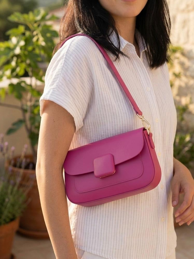 Serelia Cow Leather Shoulder and Crossbody Bag