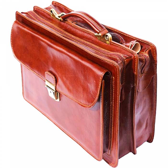 stylish mens leather briefcase