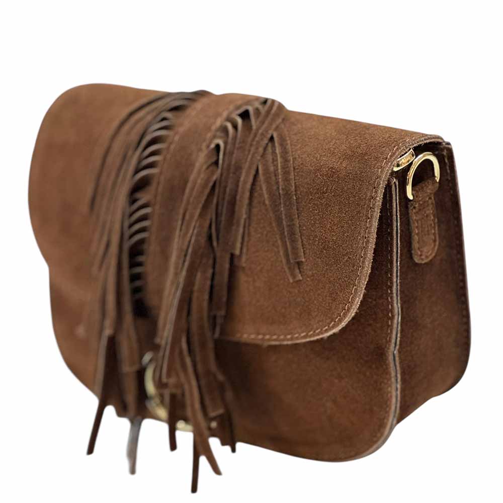 Adriana Cross - Body Leather Bag – Italian Boho - Chic Elegance - Leather Italiano
