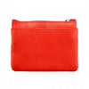 Back view of Alberobello light red wallet in calf leather